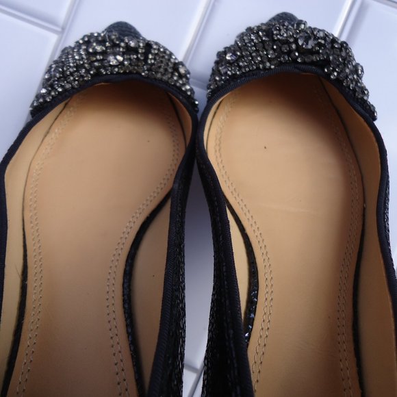 SIZE 6.5 M. TORY BURCH ‘Vanessa’ leather flats - Picture 13 of 16